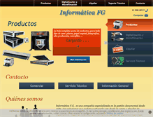 Tablet Screenshot of informaticafg.com